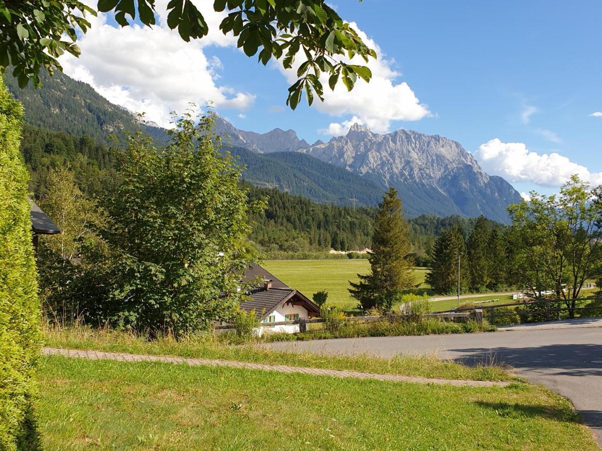 Haus Abendsonne Ferienwohnung Schuster Krün Exterior foto